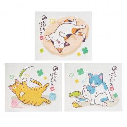 のんびりにゃんこ 超吸水!ecoふきんの商品画像