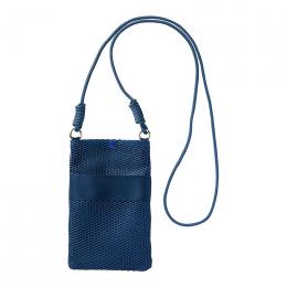 カラモ ペットボトルホルダーにもなるメッシュサコッシュ ネイビーの商品画像