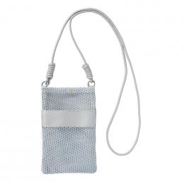 カラモ ペットボトルホルダーにもなるメッシュサコッシュ グレーの商品画像