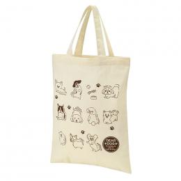 ディアドッグ マチなしコットンバッグの商品画像