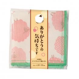 ありがとうの気持ちです ひつじさんかや織ふきんの商品画像