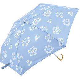 ヌヴィレ 55cm 折りたたみ傘 フラワーリング 曲がり手の商品画像