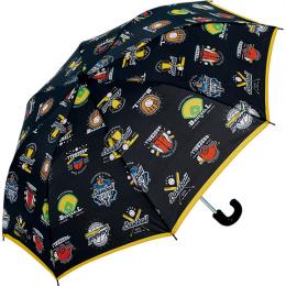 50cm 折りたたみ傘 トップレス ベースボールの商品画像