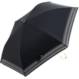55cm  ヒートカット無地 ブラックコーティング　晴雨兼用傘の商品画像
