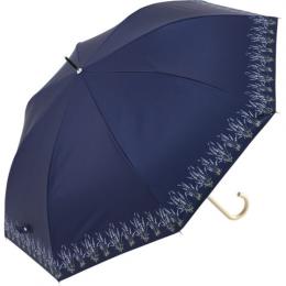 60cm ジャンプ ラベンダー ブラックコーティング　晴雨兼用傘の商品画像