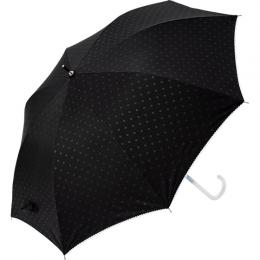 50cm ショート エンボス ピコレース シルバーコーティング　晴雨兼用傘の商品画像