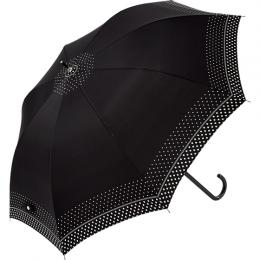 50cm  Wドットプリント シルバーコーティング　晴雨兼用折りたたみ傘の商品画像