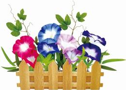 [店舗装飾品]和風朝顔垣根の商品画像