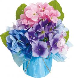 [店舗装飾品]カラフルあじさいスタンドの商品画像