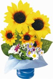 [店舗装飾品]ヒマワリウェーブスタンドの商品画像