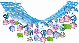 [店舗装飾品]てるてるあじさいプリーツハンガーの商品画像