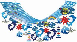 [店舗装飾品]親子イルカプリーツハンガーの商品画像