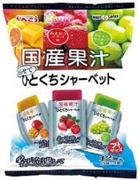 国産果汁ひとくちシャーベット12個入の商品画像