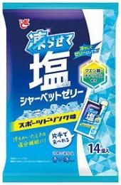 凍らせて塩シャーベットゼリー スポーツドリンク味の商品画像