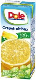 Dole100%パックジュース グレープフルーツミックスの商品画像