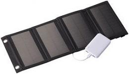 ガジェットポケット付 携帯ソーラーパネルの商品画像