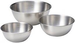 ステンレス製ボウル 3サイズセットの商品画像