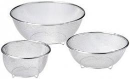 ステンレス製ザル 3サイズセットの商品画像