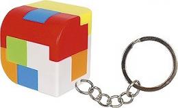 3Dカラフルパズルキーホルダー(25入)の商品画像