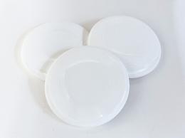 13cmミニフライングディスクWhite(10入)の商品画像