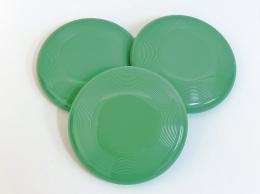 13cmミニフライングディスクGreen(10入)の商品画像