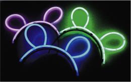 光るネオンカチューシャ(12入)の商品画像