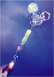 光るパステルビーズマウスバトン(12入)の商品画像