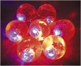 光るクリアスターボール(12入)の商品画像