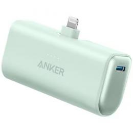 【名入れ専用】Anker A1645N61 モバイルバッテリー アンカー Nano Power Bank 12W、Built-In Lightning Connector グリーンの商品画像