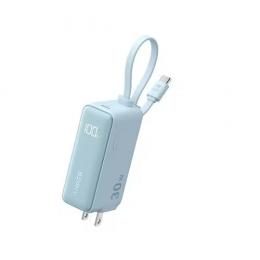 【名入れ専用】Anker A1636N33 Power Bank アンカー (30W, Fusion, Built-In USB-C ケーブル) 2ポート 5000mAh USB PD対応 ブルーの商品画像