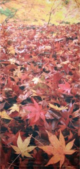 [店舗装飾品] タペストリー紅葉枯葉　の商品画像