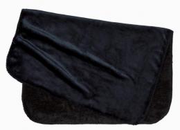 ボアフリースブランケット(巾着付)　ブラックの商品画像