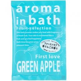 入浴料 アロマインバス 25g(グリーンアップルの香り)の商品画像