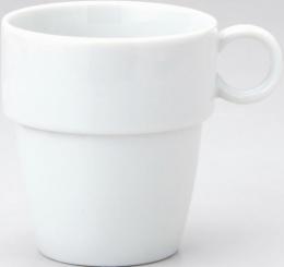 スタックマグ碗  パルミラ ホワイト 白  (名入対応可 ※個箱・名入れ代は、別途お見積)の商品画像