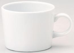 プラット190cc コーヒー碗白 (名入対応可 ※個箱・名入れ代は、別途お見積)の商品画像