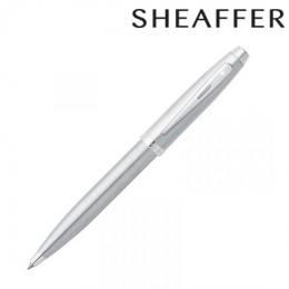 SHEAFFER シェーファー ギフト包装 レーザー名入れ対応・100　ブラッシュトクローム　ボールペンの商品画像