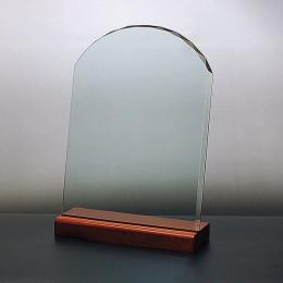 [サンドブラスト加工代込]　ソーダガラス　盾　中　DSP-1B　※版代別途の商品画像