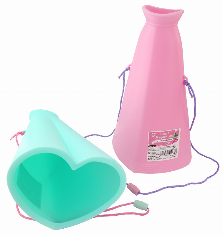 ハートメガホン 26cm 運動会 発表会備品 お店がどっとこむ ノベルティ商品 Cfp