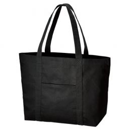 キャンバスビッグトート 仕切りポケット付　ナイトブラックの商品画像