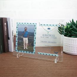 [サンドブラスト加工代込]　ガラスフォトフレーム　※版代別途の商品画像