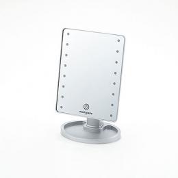 「マリ・クレール」LEDライト付回転スタンドミラーの商品画像