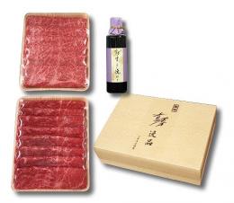 銀座吉澤 黒毛和牛雌牛 霜降りと赤身の食べ比べすき焼きセットの商品画像