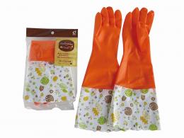 エブリデイロングゴム手袋1組(オレンジ)の商品画像