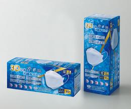 3D立体冷感不織布マスク30P(個包装 レギュラー)の商品画像