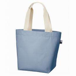 フェアトレードコットンキャンバストート(M) スモークブルーの商品画像