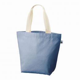 フェアトレードコットンキャンバストート(L)内ポケット スモークブルーの商品画像