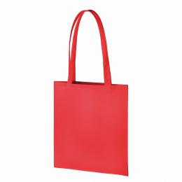 再生不織布フラットショルダートート レッドの商品画像