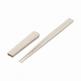 箸キャップ付箸(バンブーファイバー入タイプ) ナチュラルの商品画像
