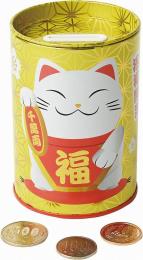 ペン立て缶貯金箱<まねき猫>の商品画像