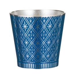 錫製タンブラー　群星　青　310ml　桐箱入り　(のし印刷・ギフト包装サービス)の商品画像